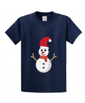 Snowman For Christmas Unisex Kids and Adults T-shirt